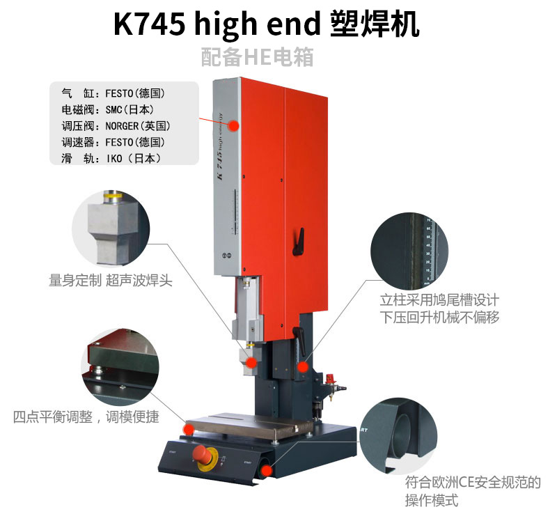 超声波塑焊机 K745 High End 35kHz 900W